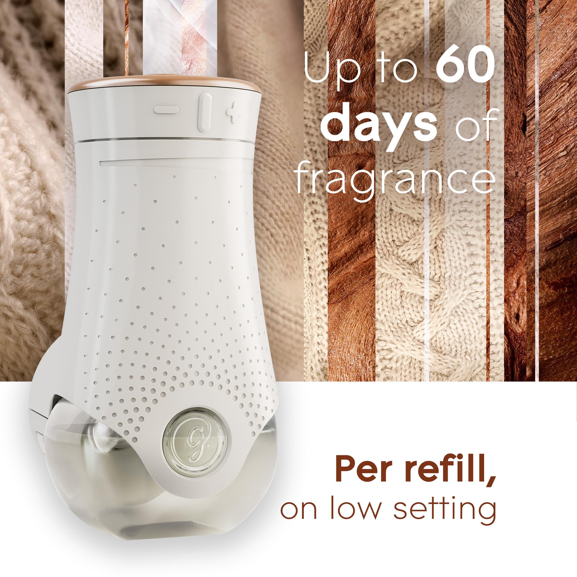 Glade PlugIns Refills Air Freshener, Scented and Essential Oils for Home and Bathroom, Cashmere Woods, 6.7 Fl Oz, 10 Count - Image 8