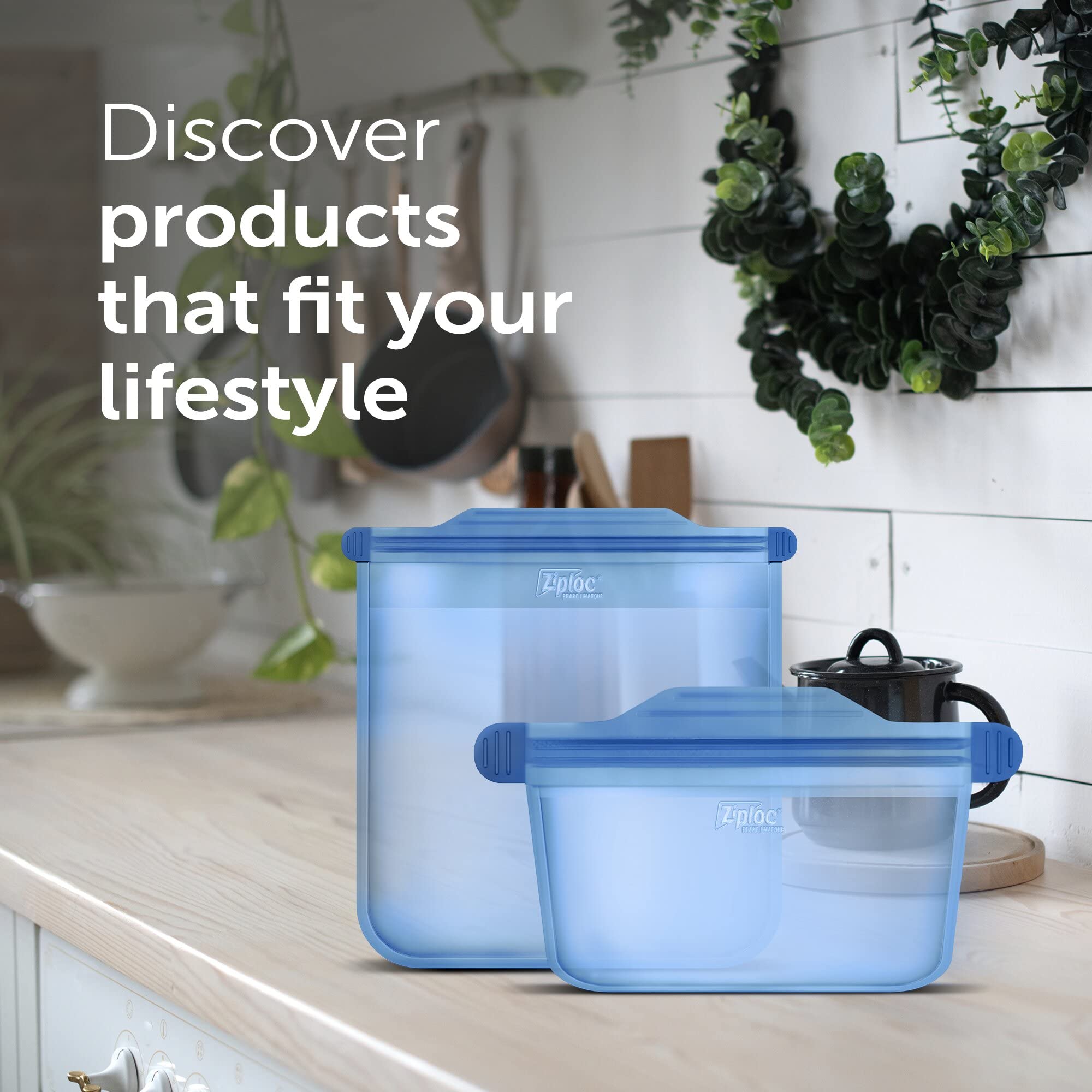 Ziploc Endurables Silicone Food Storage Meal Prep Containers, Microwave Safe and Eco-Friendly, Medium Container, 1 Count - Image 16
