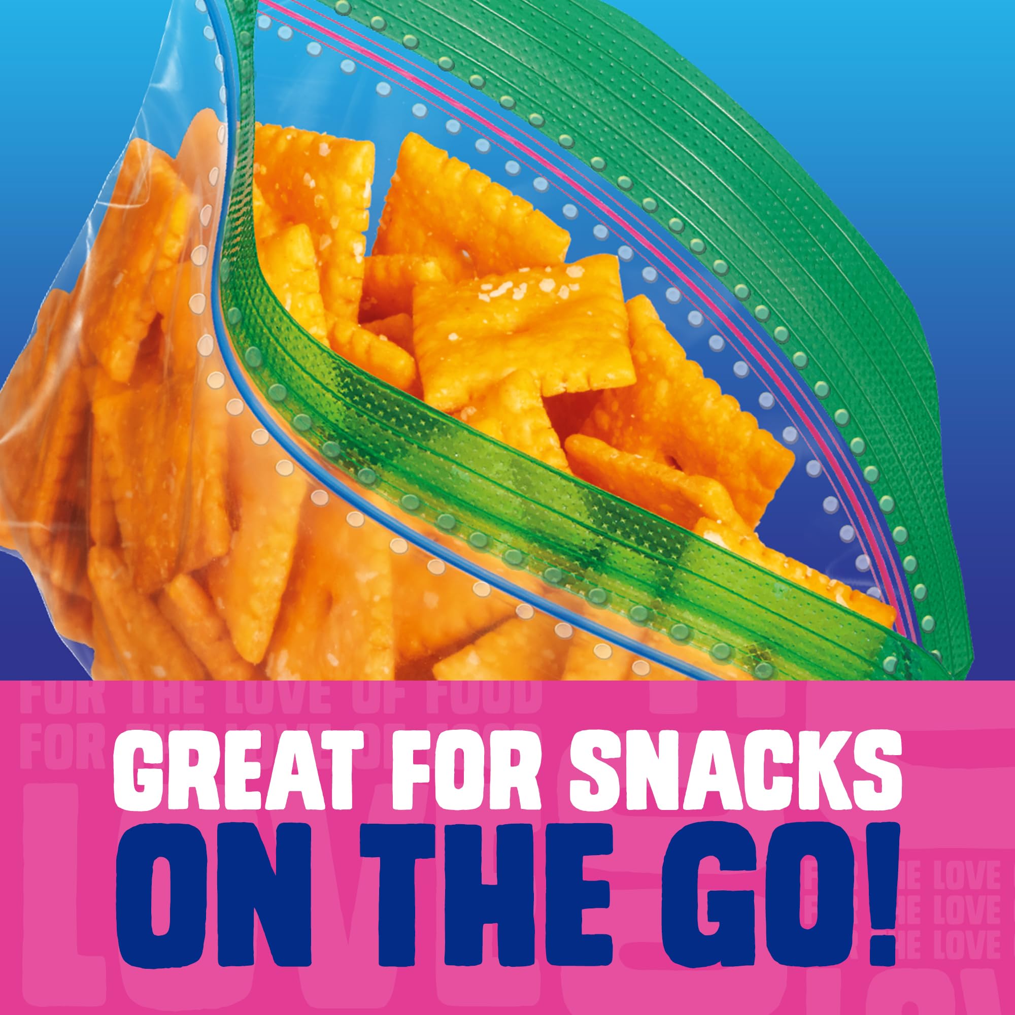 Ziploc Snack Bags, Easy Open and Close, Plastic Food Storage Bags, 280 Bags Total - Image 5